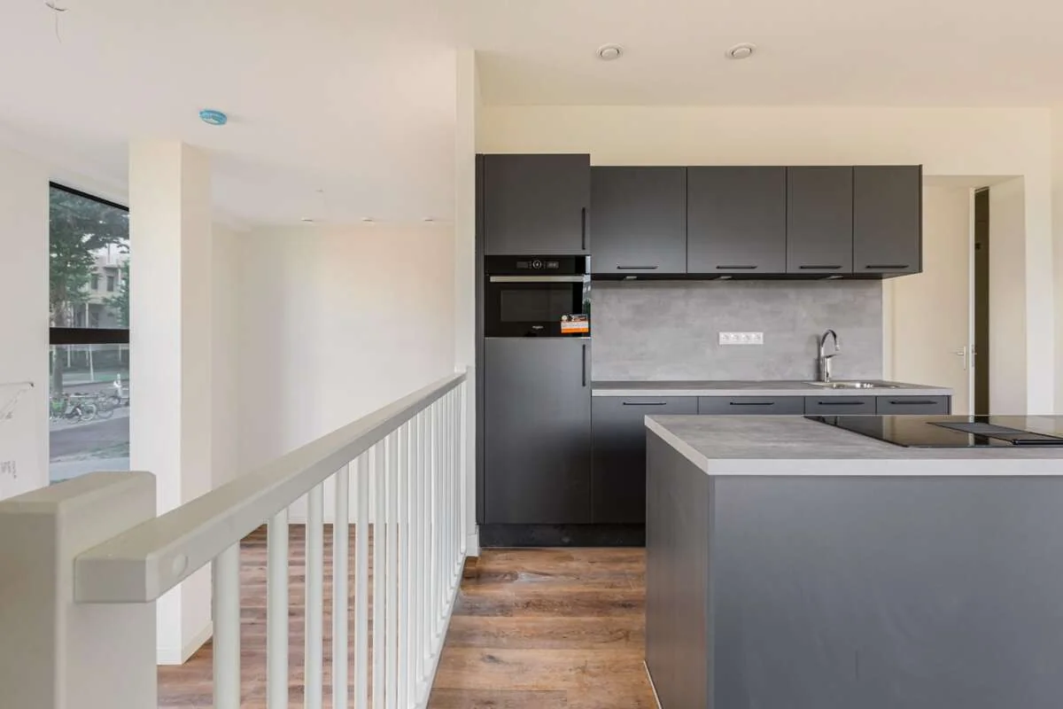 geblurde versie van de foto als achtergrond