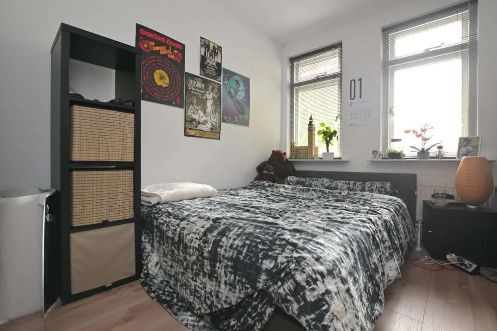 geblurde versie van de foto als achtergrond