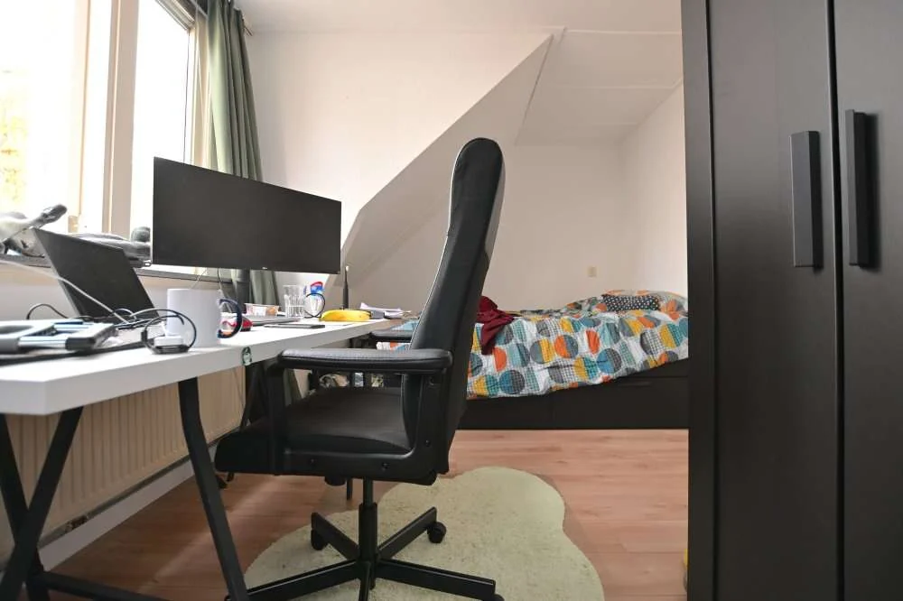 geblurde versie van de foto als achtergrond