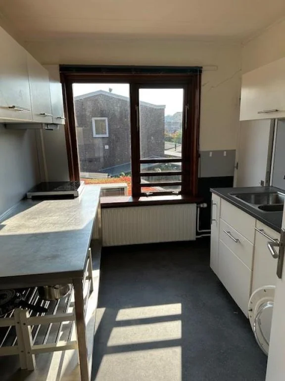 geblurde versie van de foto als achtergrond