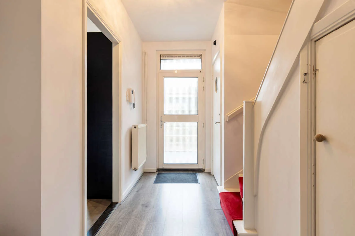 geblurde versie van de foto als achtergrond