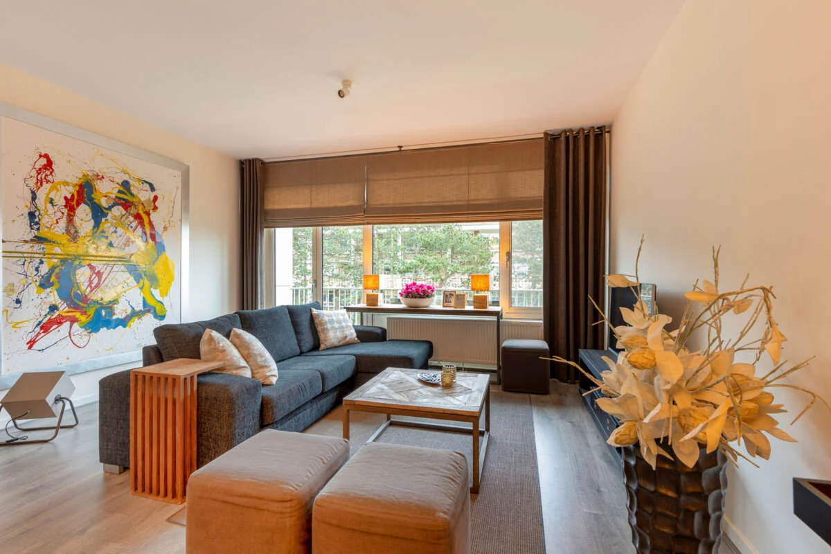 geblurde versie van de foto als achtergrond