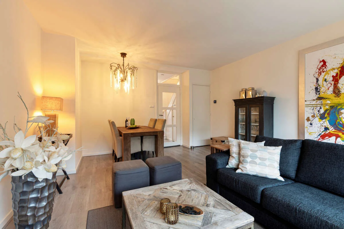 geblurde versie van de foto als achtergrond