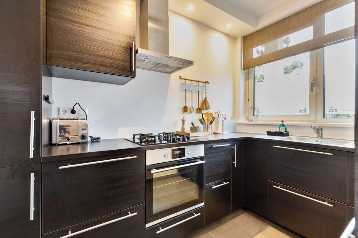 geblurde versie van de foto als achtergrond