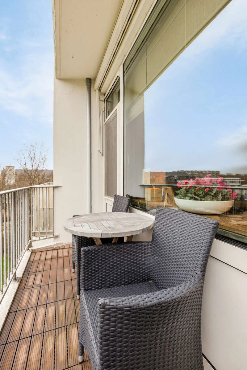 geblurde versie van de foto als achtergrond