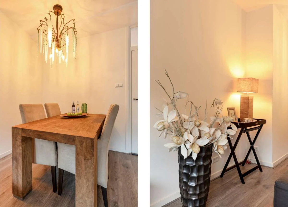 geblurde versie van de foto als achtergrond