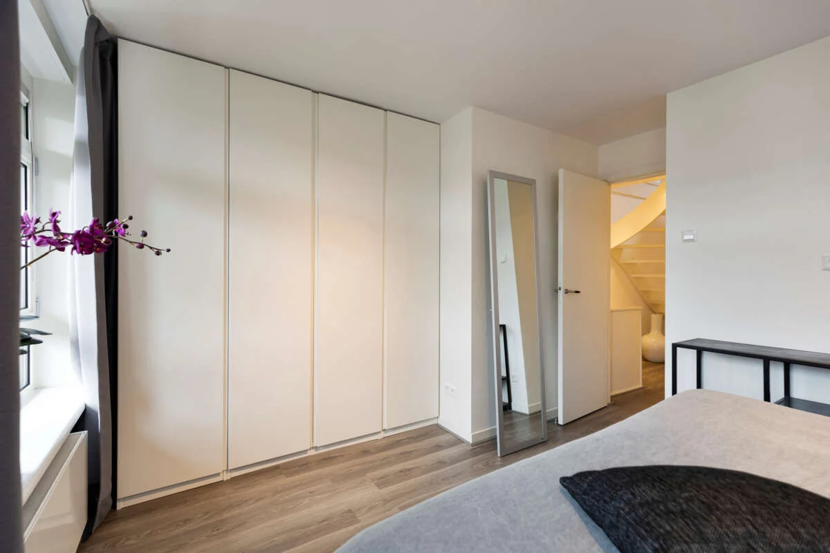 geblurde versie van de foto als achtergrond