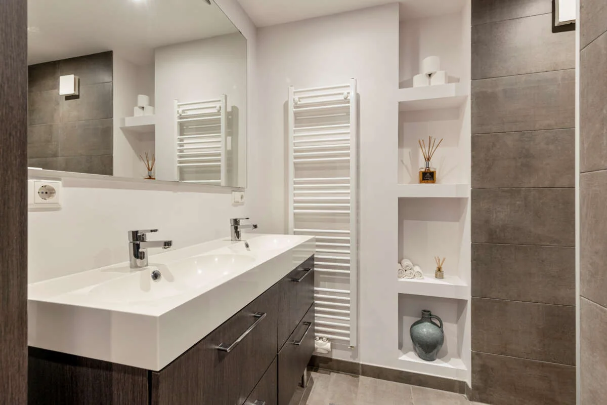 geblurde versie van de foto als achtergrond