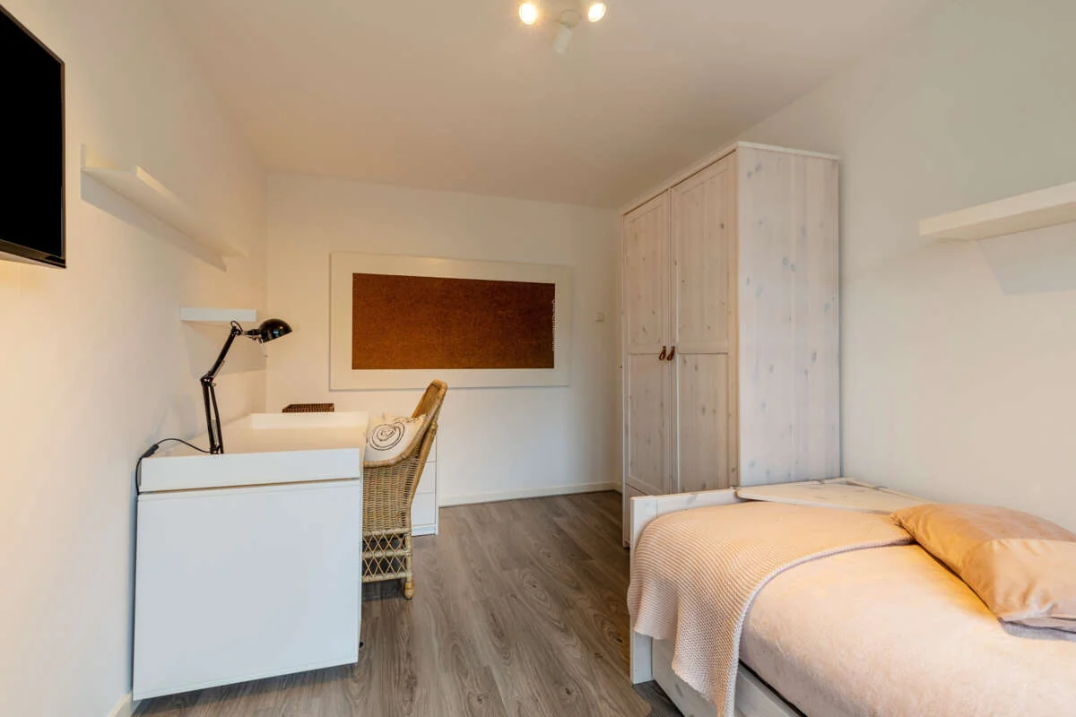 geblurde versie van de foto als achtergrond