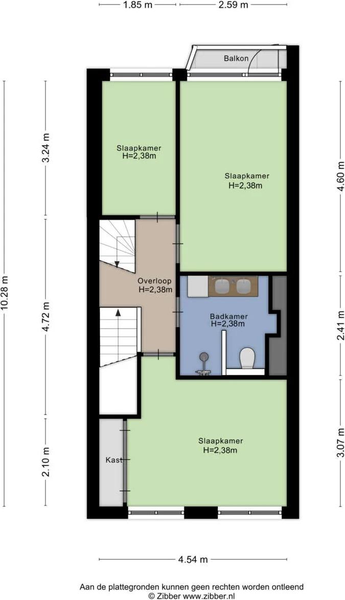 geblurde versie van de foto als achtergrond