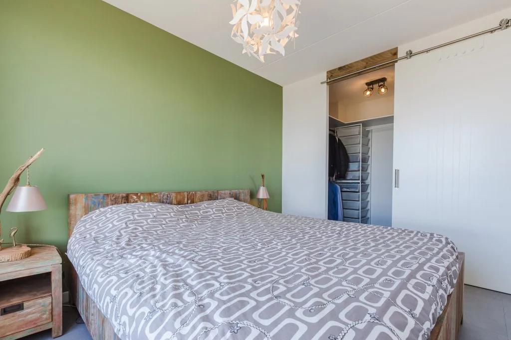 geblurde versie van de foto als achtergrond