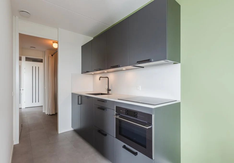 geblurde versie van de foto als achtergrond