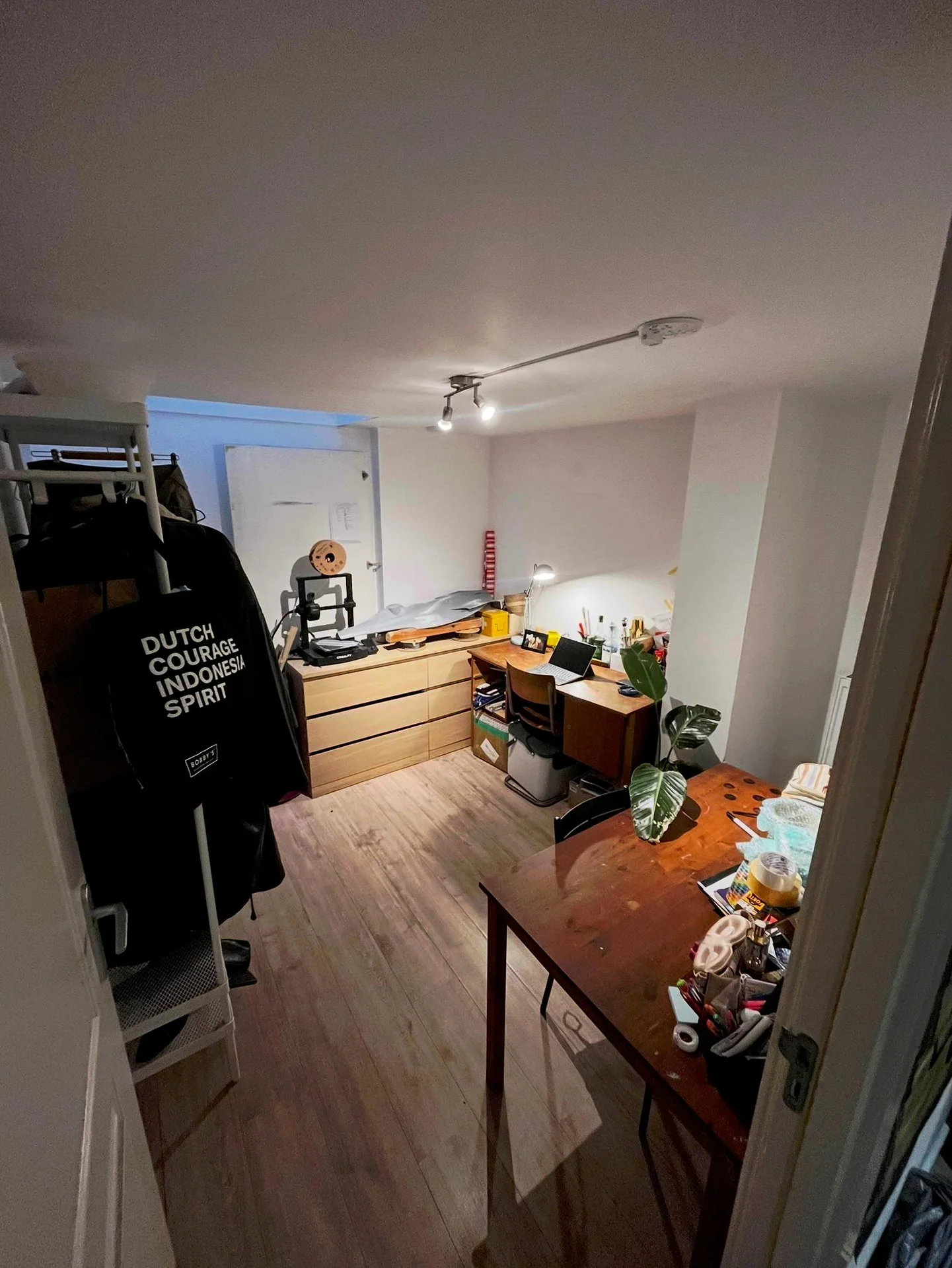 geblurde versie van de foto als achtergrond