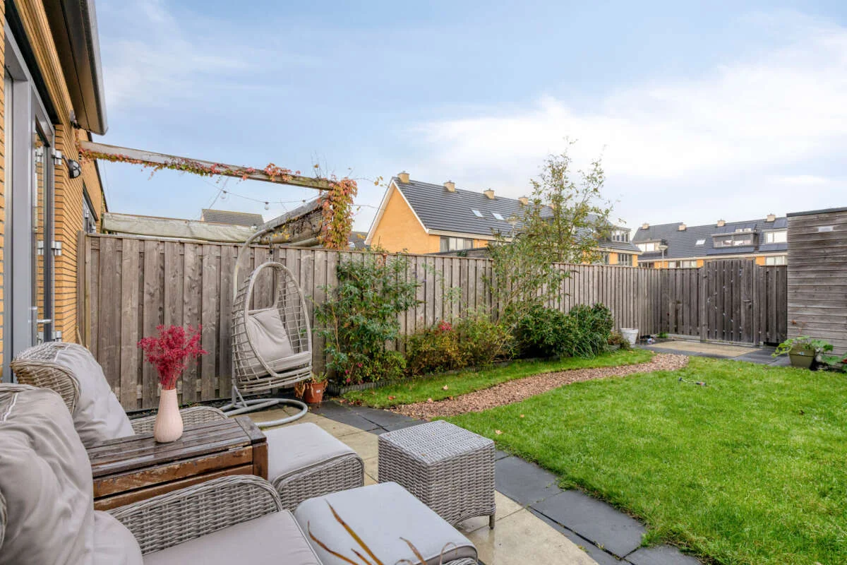 geblurde versie van de foto als achtergrond