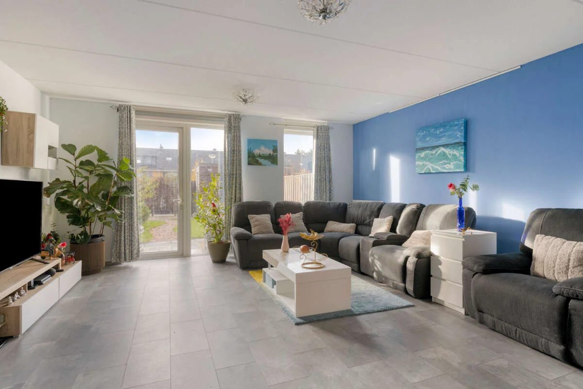 geblurde versie van de foto als achtergrond