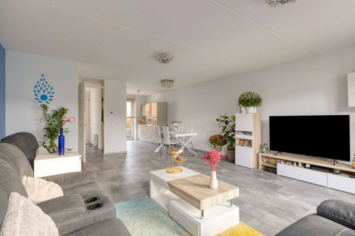 geblurde versie van de foto als achtergrond