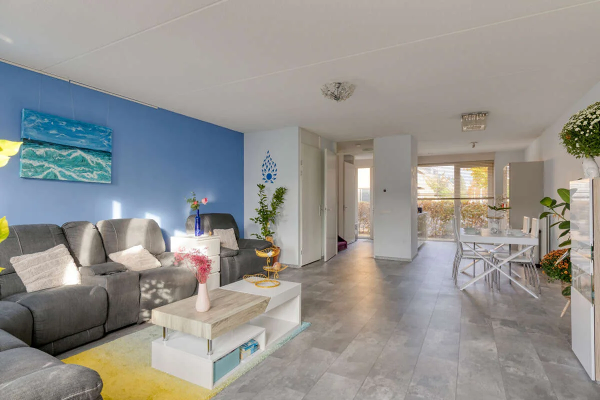 geblurde versie van de foto als achtergrond