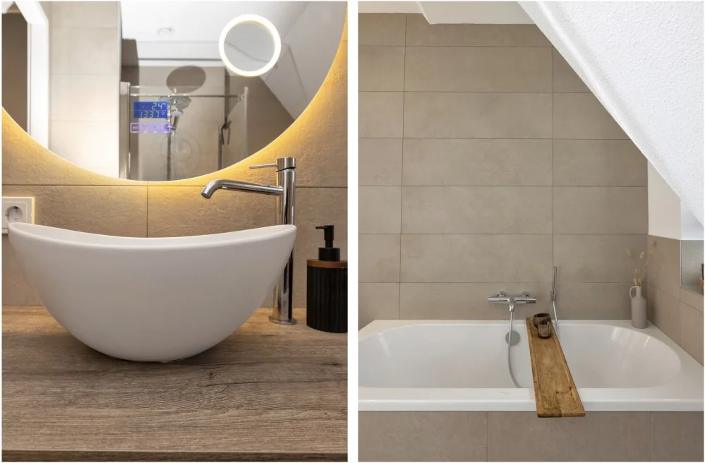 geblurde versie van de foto als achtergrond