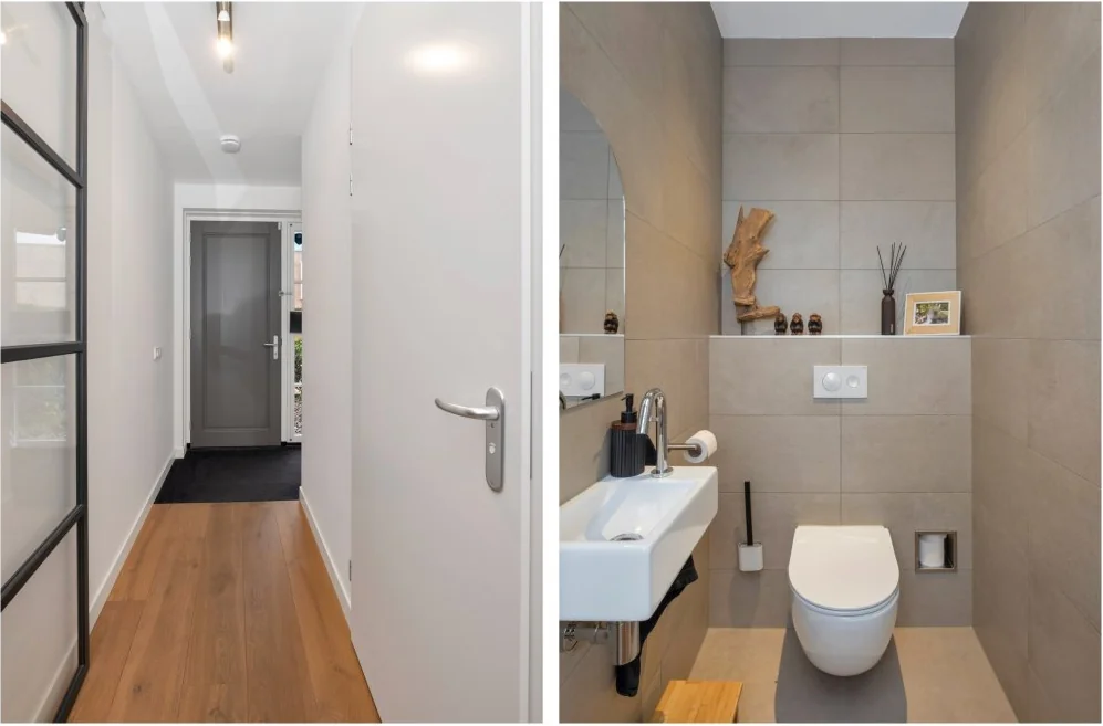 geblurde versie van de foto als achtergrond