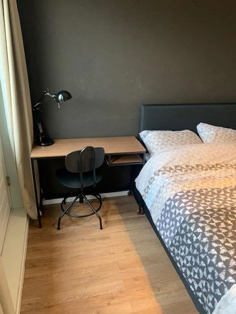 geblurde versie van de foto als achtergrond