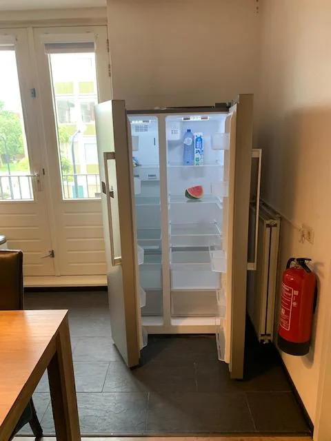 geblurde versie van de foto als achtergrond