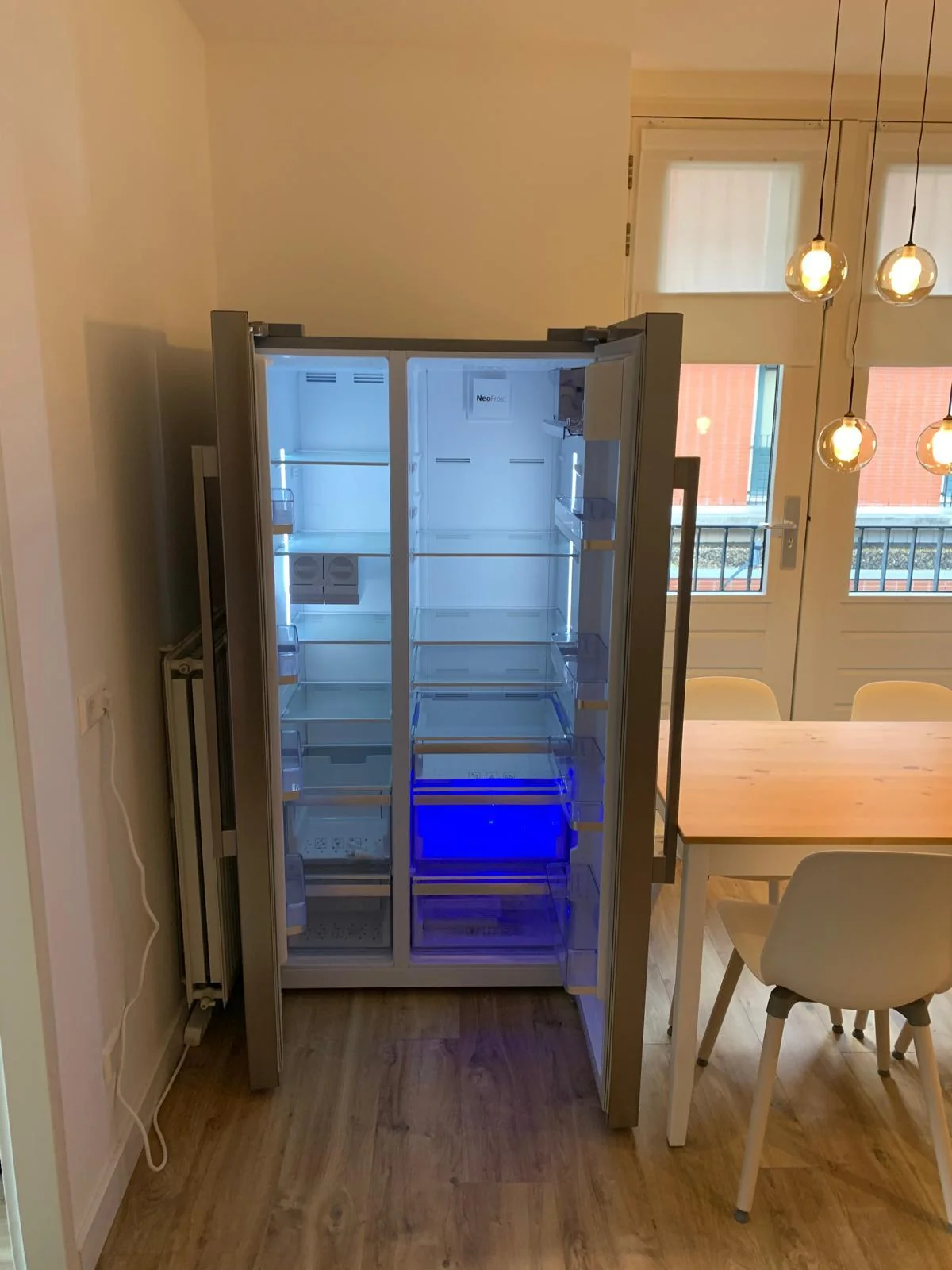 geblurde versie van de foto als achtergrond