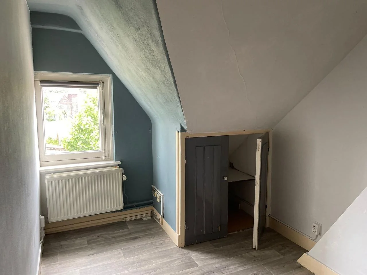 geblurde versie van de foto als achtergrond