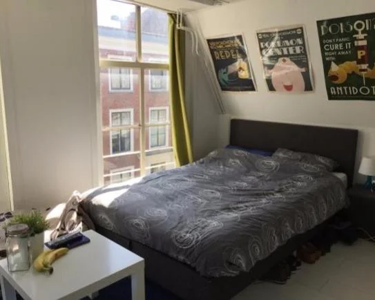 geblurde versie van de foto als achtergrond