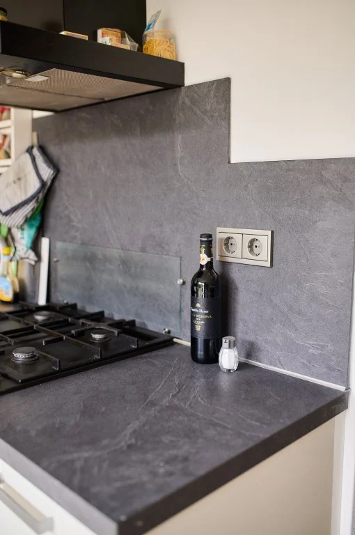 geblurde versie van de foto als achtergrond