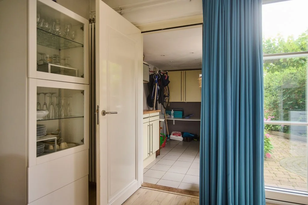 geblurde versie van de foto als achtergrond