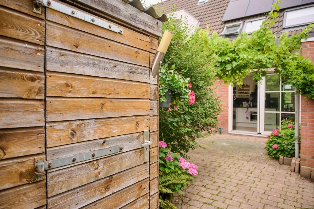 geblurde versie van de foto als achtergrond