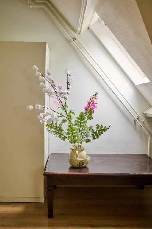 geblurde versie van de foto als achtergrond