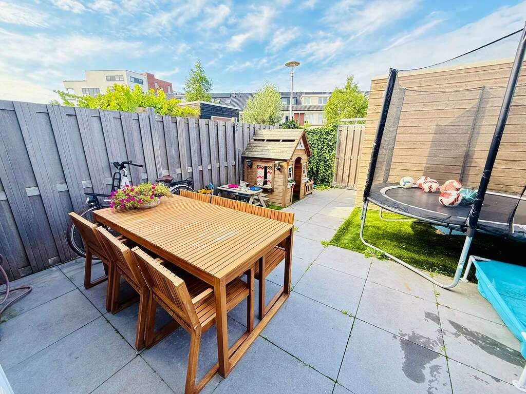 geblurde versie van de foto als achtergrond