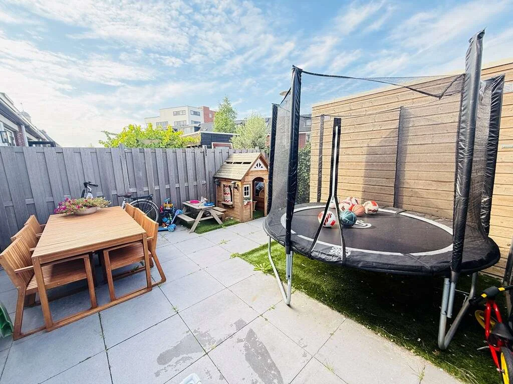 geblurde versie van de foto als achtergrond