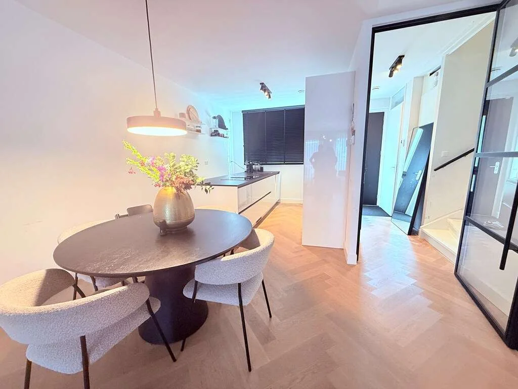 geblurde versie van de foto als achtergrond