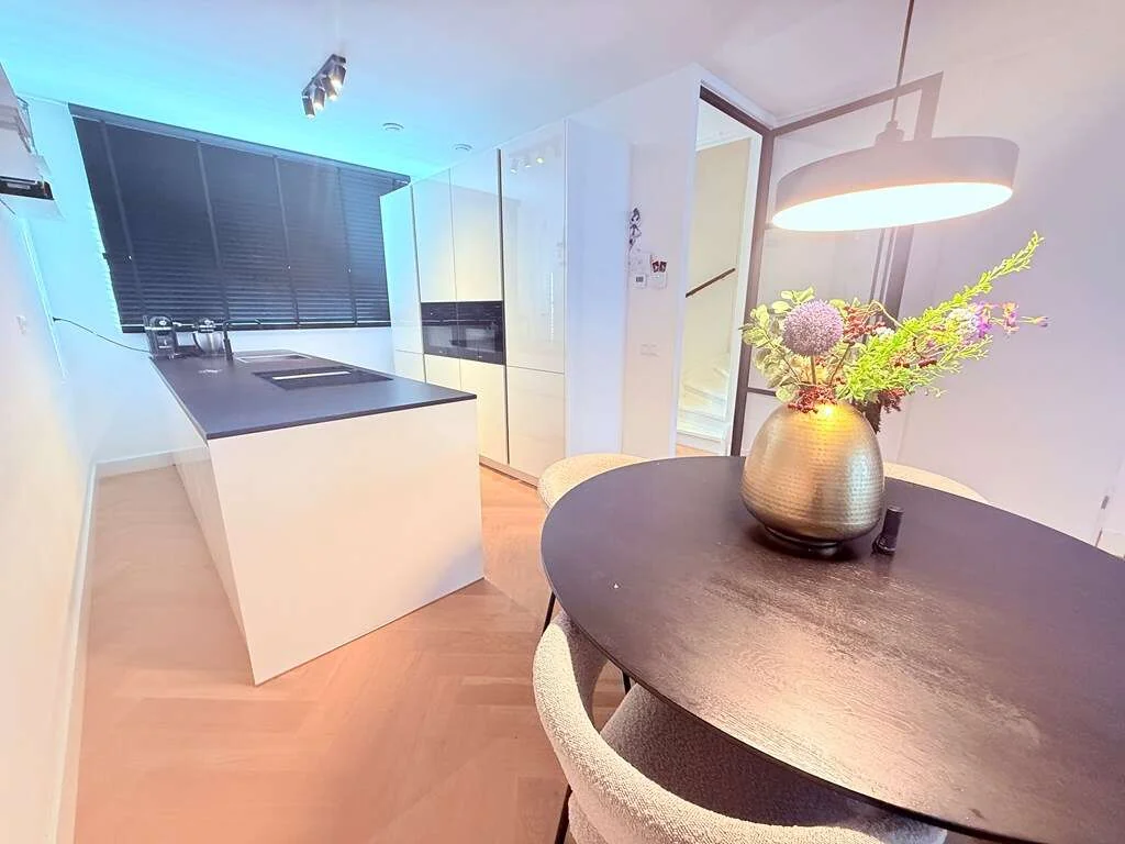 geblurde versie van de foto als achtergrond