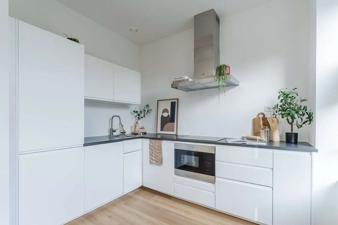 geblurde versie van de foto als achtergrond