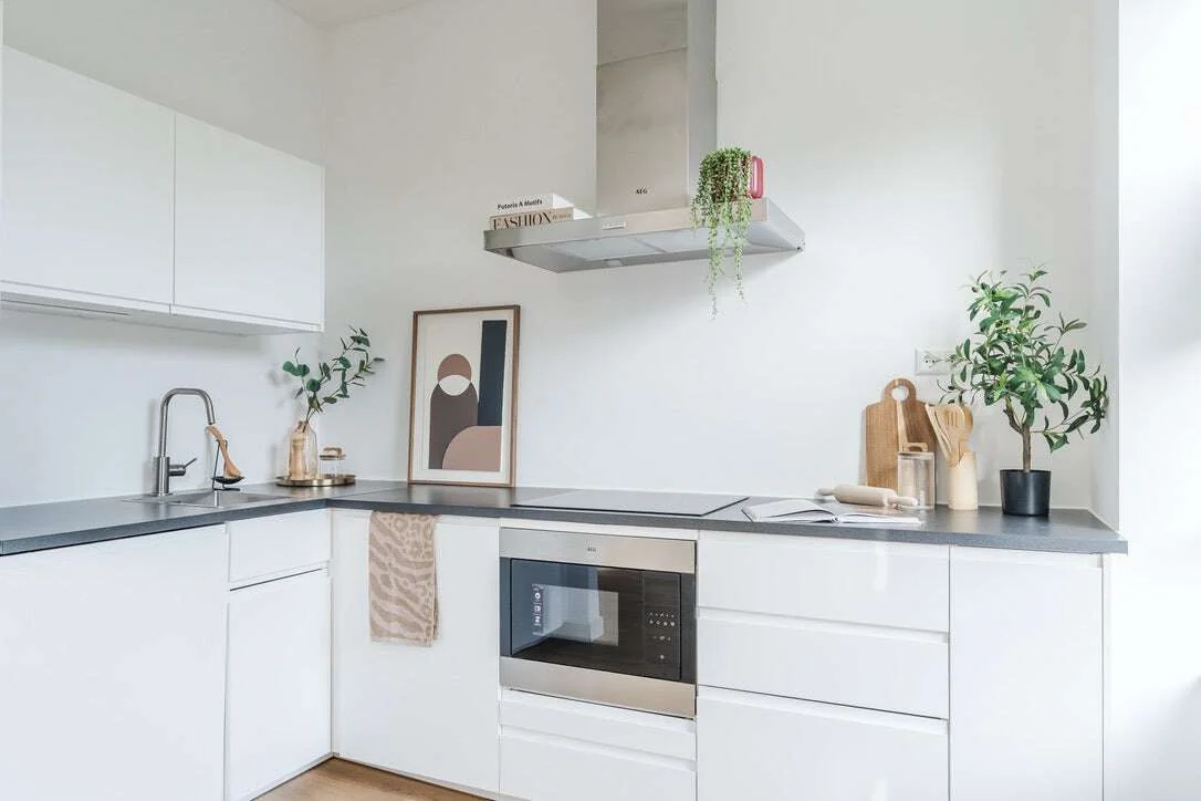 geblurde versie van de foto als achtergrond