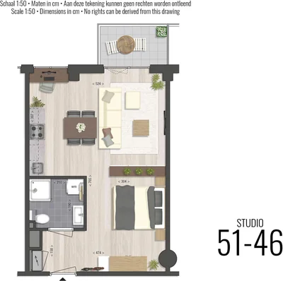 Foto van de Appartement gelegen aan de Groningensingel in Arnhem