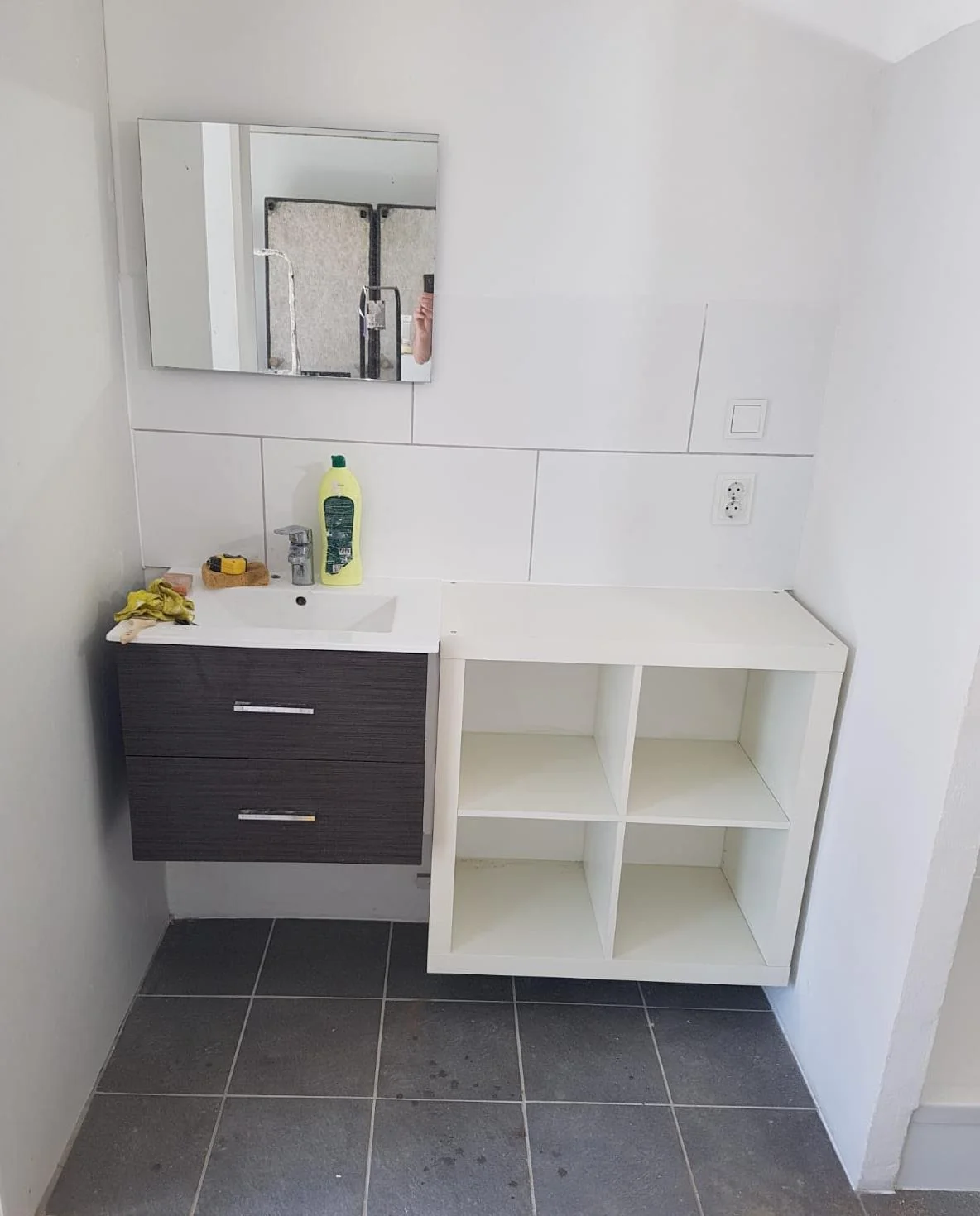 geblurde versie van de foto als achtergrond