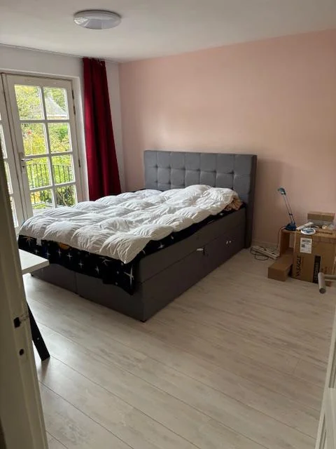 geblurde versie van de foto als achtergrond