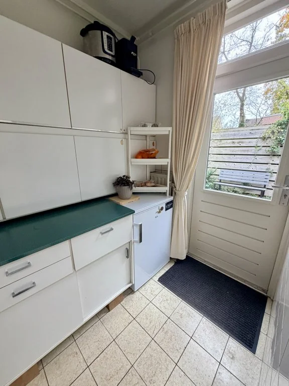 geblurde versie van de foto als achtergrond