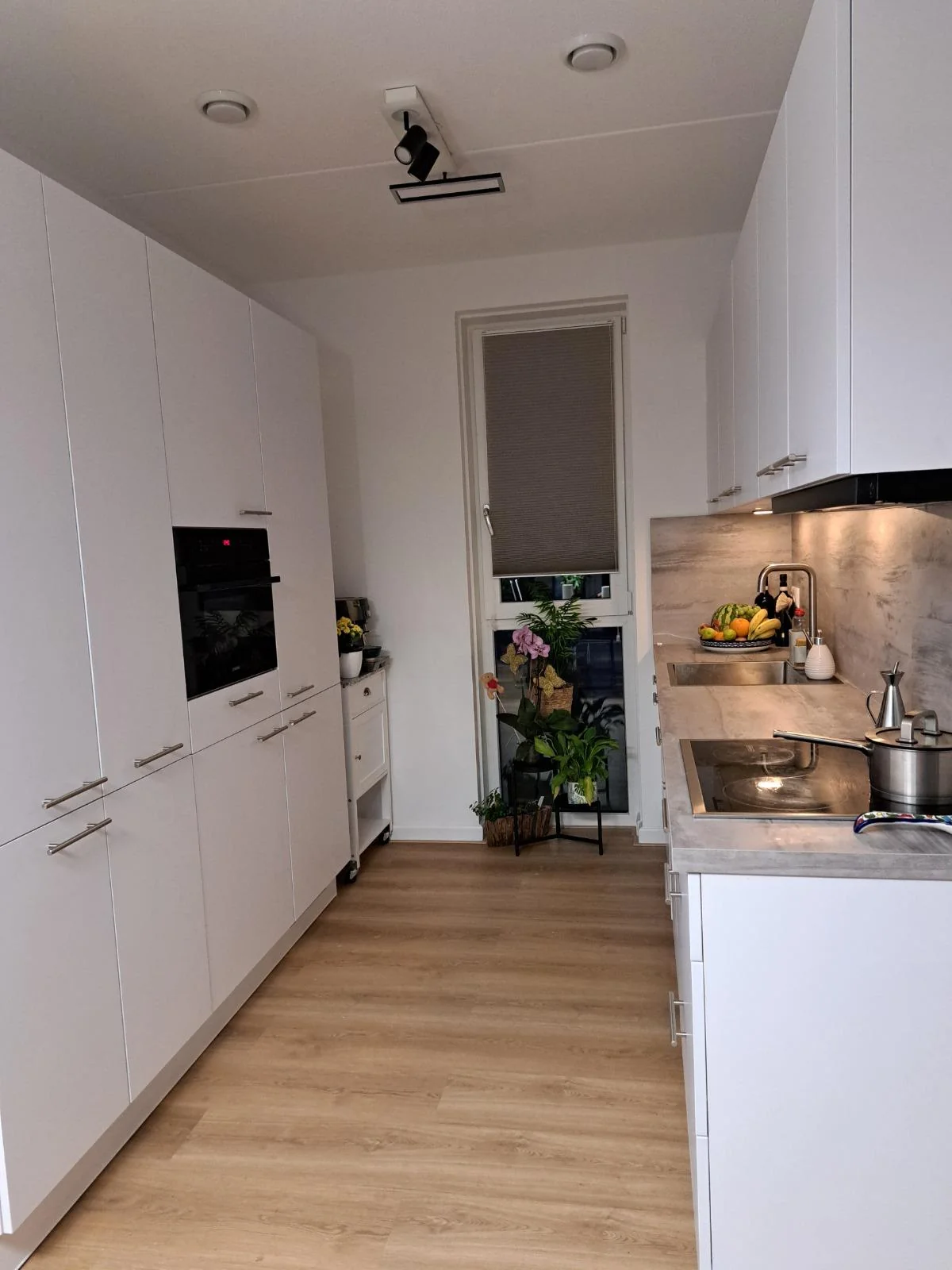 geblurde versie van de foto als achtergrond