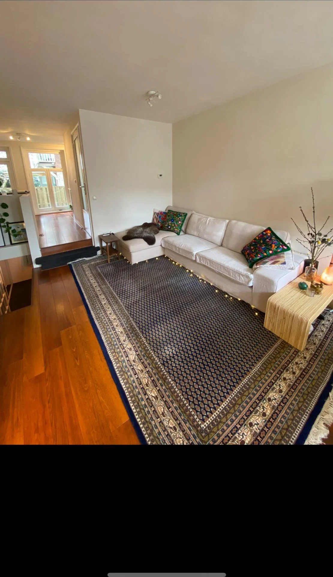 geblurde versie van de foto als achtergrond