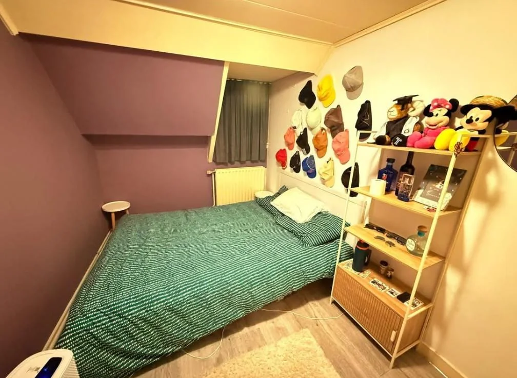 geblurde versie van de foto als achtergrond