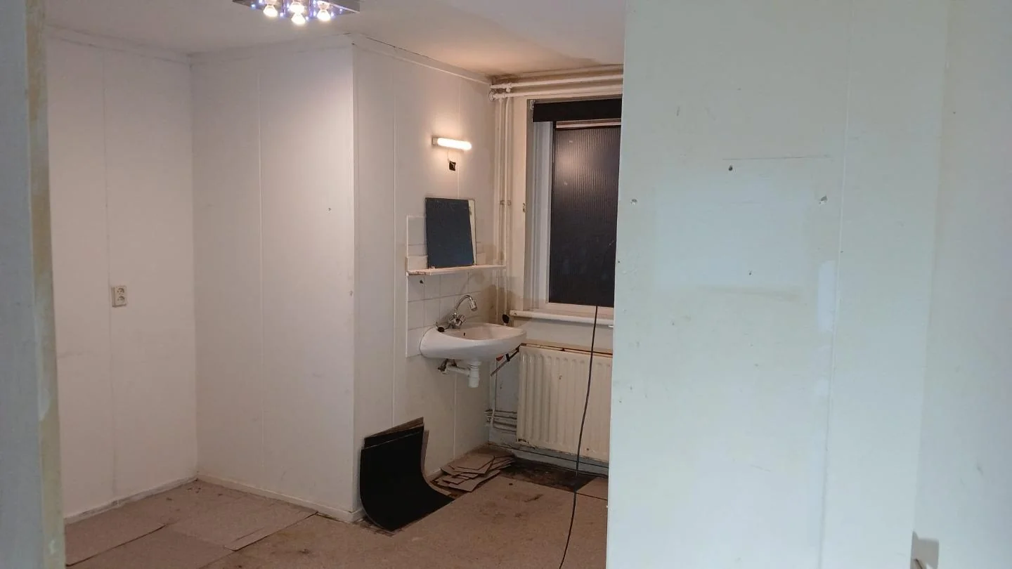 geblurde versie van de foto als achtergrond