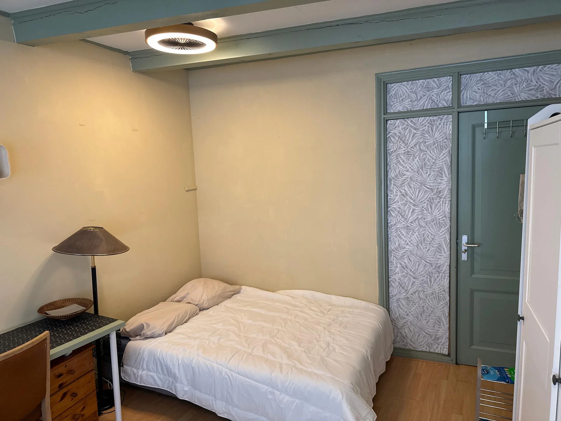 geblurde versie van de foto als achtergrond