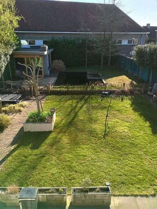 geblurde versie van de foto als achtergrond