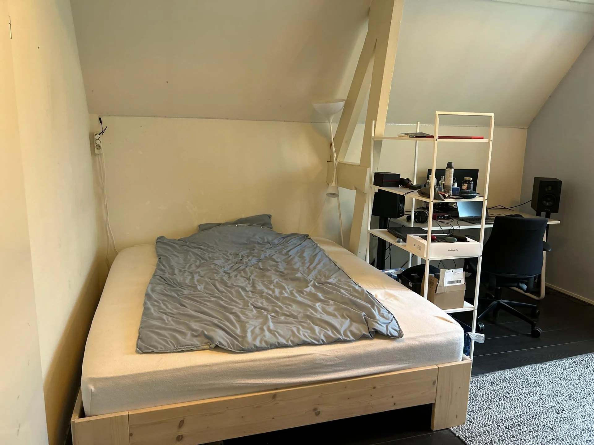 geblurde versie van de foto als achtergrond