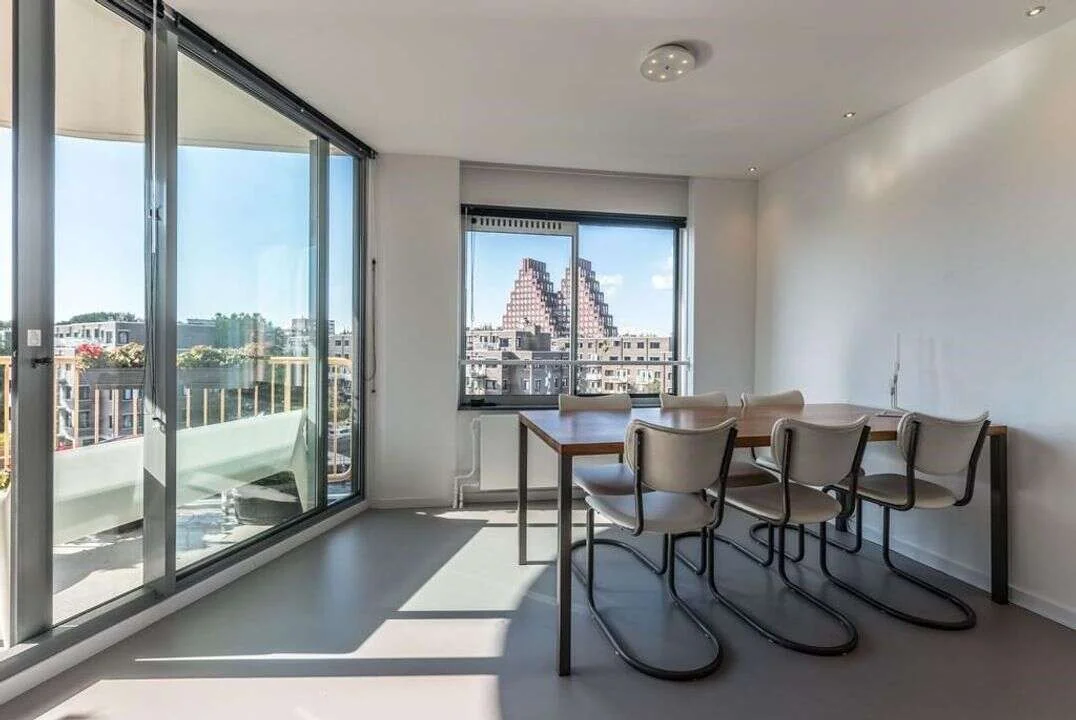 geblurde versie van de foto als achtergrond